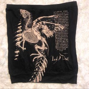 motive Tops - Dragon and Butterfly Skeleton Script Tune top motive Tops - Dragon and Butterfly Skeleton Script Tune top
